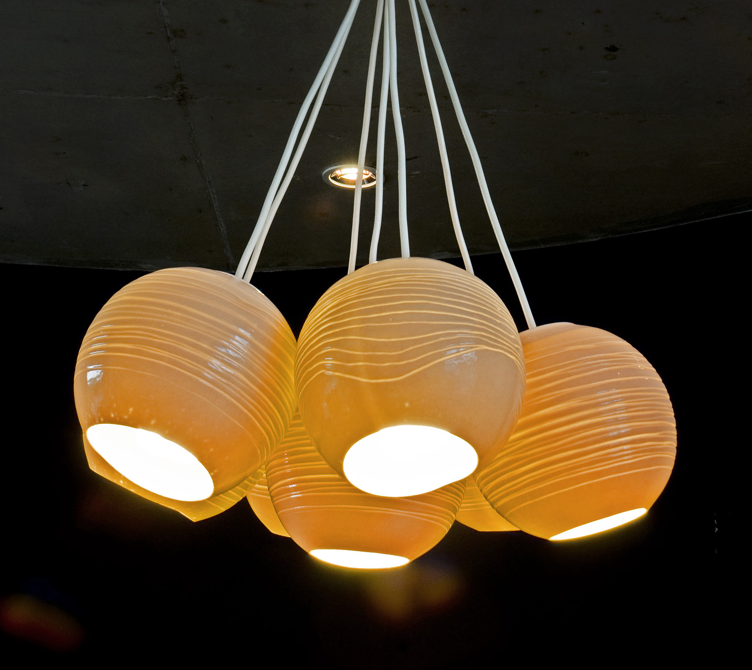 Porcelain lamps, handmade