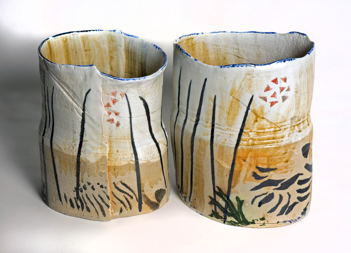 Cracks Vessels, handmade pottery, Derbyshire
